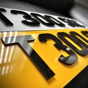 4D 3mm Number Plates