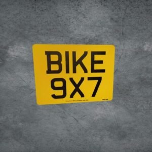BIKE NUMBER PLATES