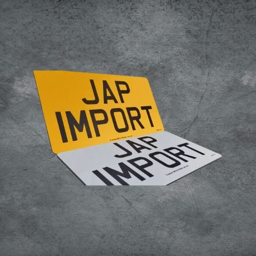 JAPANESE IMPORT PLATES