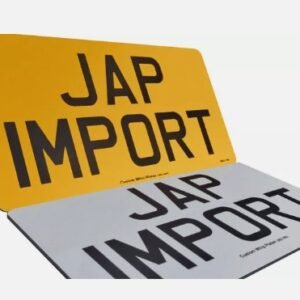 japanese import plate